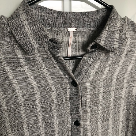 NWT Free People Black Headed To The Highlands Top - Picture 3 of 8